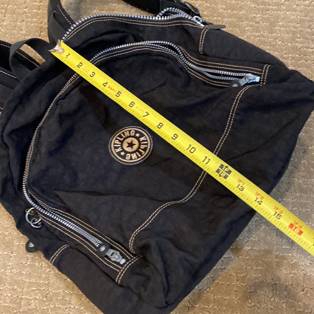 Kipling Black Large Backpack - image 6